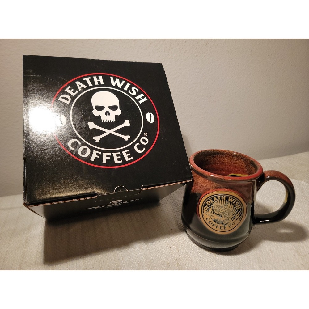 Death‎ Wish Coffee Deneen Pottery 2025 The Phoenix Mug 2642/3000 LIMITED NEW